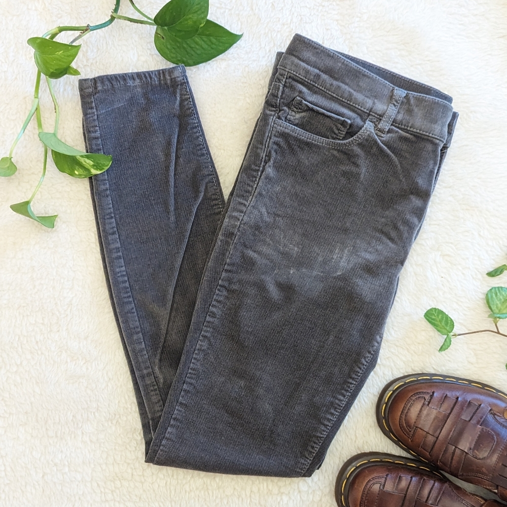 LOFT | Modern Skinny Corduroy Pant Grey